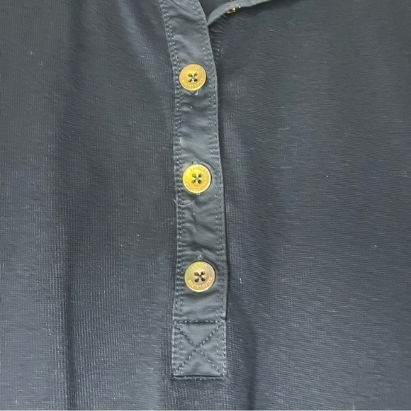 Lauren Ralph Lauren Blue Knit Collared Quarter Button Up Shirt Size Extra Large - Picture 8 of 13